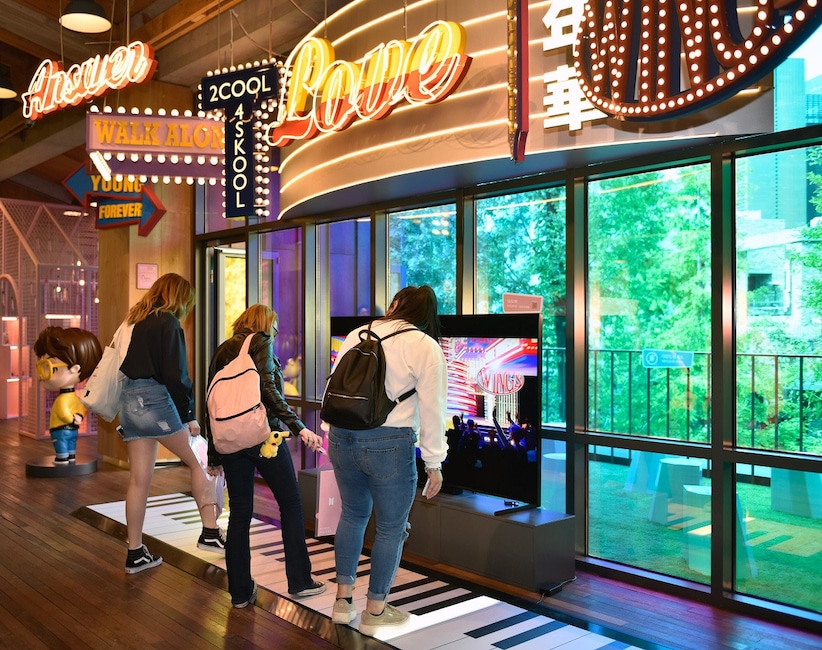 Inside The Extravagant House of BTS Pop-Up In Seoul | E! News